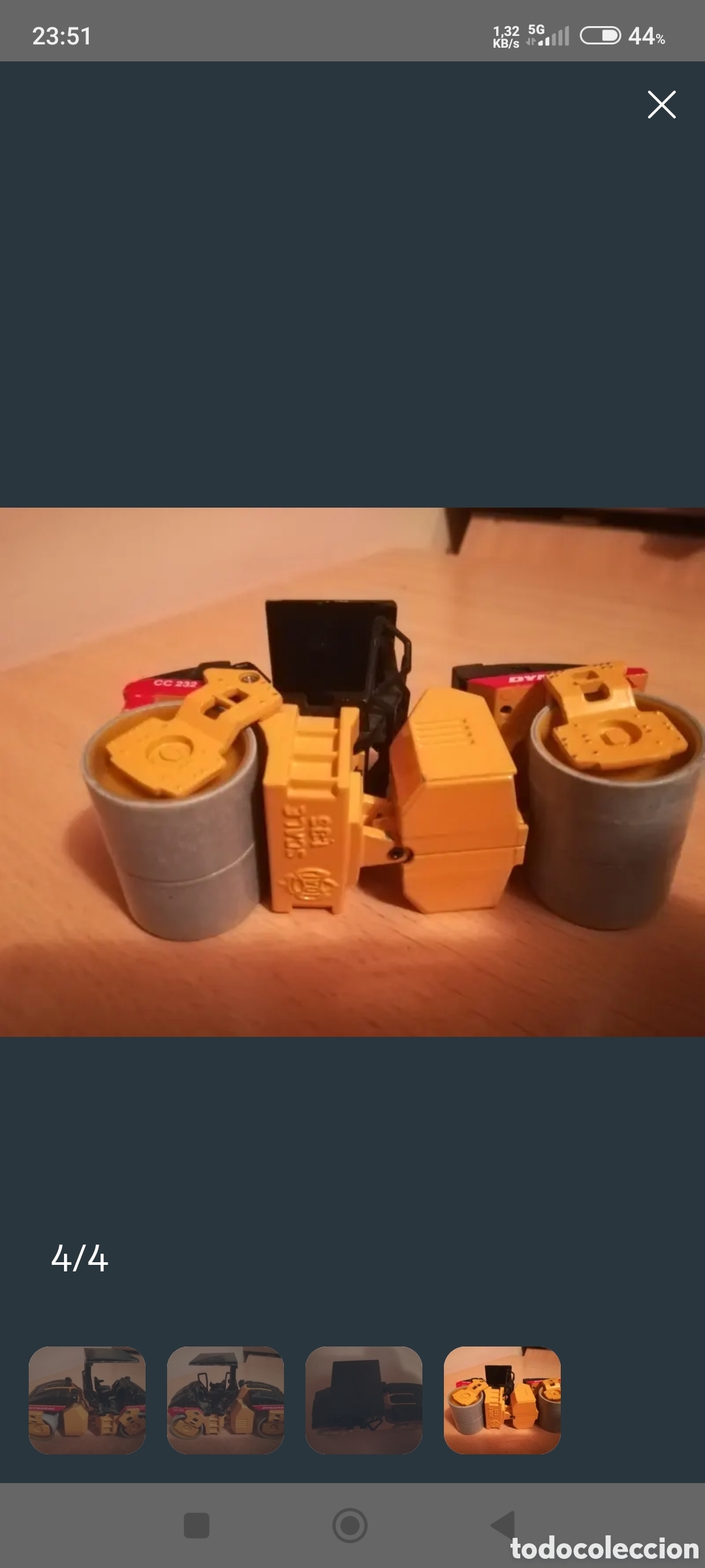 Modelos a escala: Apisonadora marca Dynapac modelo CC232