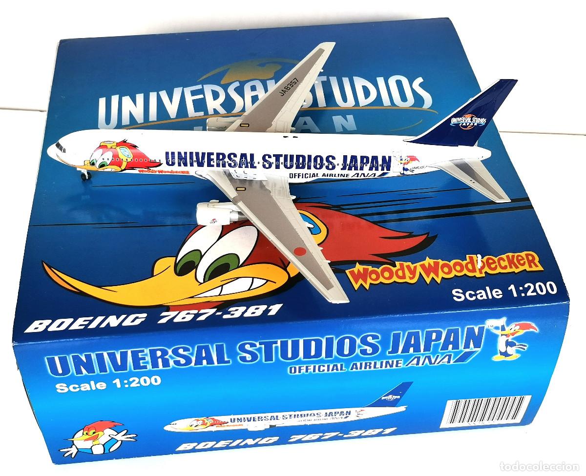 Ma&szlig;stabsgetreue Modelle: JC Wings 1:200 ● ANA Japan Boeing 767-381 (JA8357) ● Universal Studios ' Woody ' NUEVO, Metal