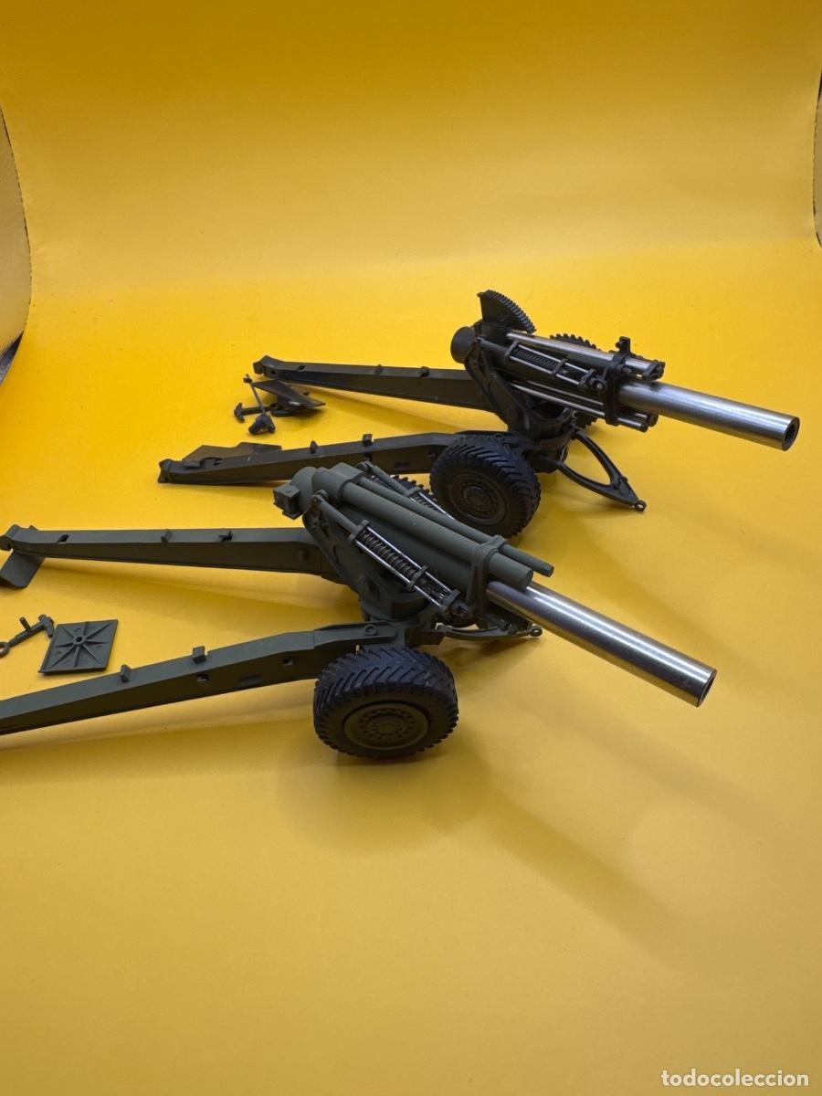 Ma&szlig;stabsgetreue Modelle: Ca&ntilde;ones antiguos totalmente articulados