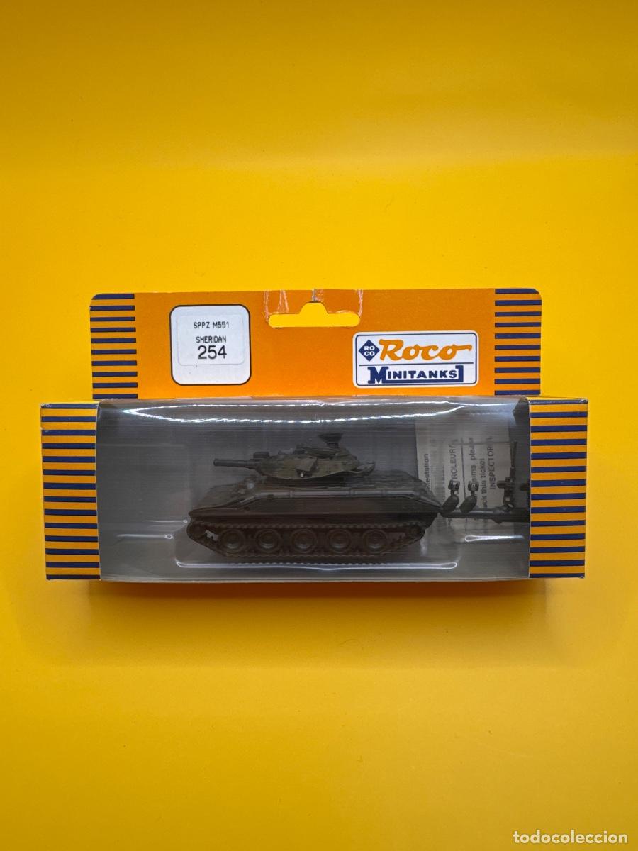 Modelos a escala: ROCO MINITANKS 254 &ndash; TANQUE M551 SHERIDAN US ARMY &ndash; ESCALA H0 1:87 &ndash; CAJA ORIGINAL
