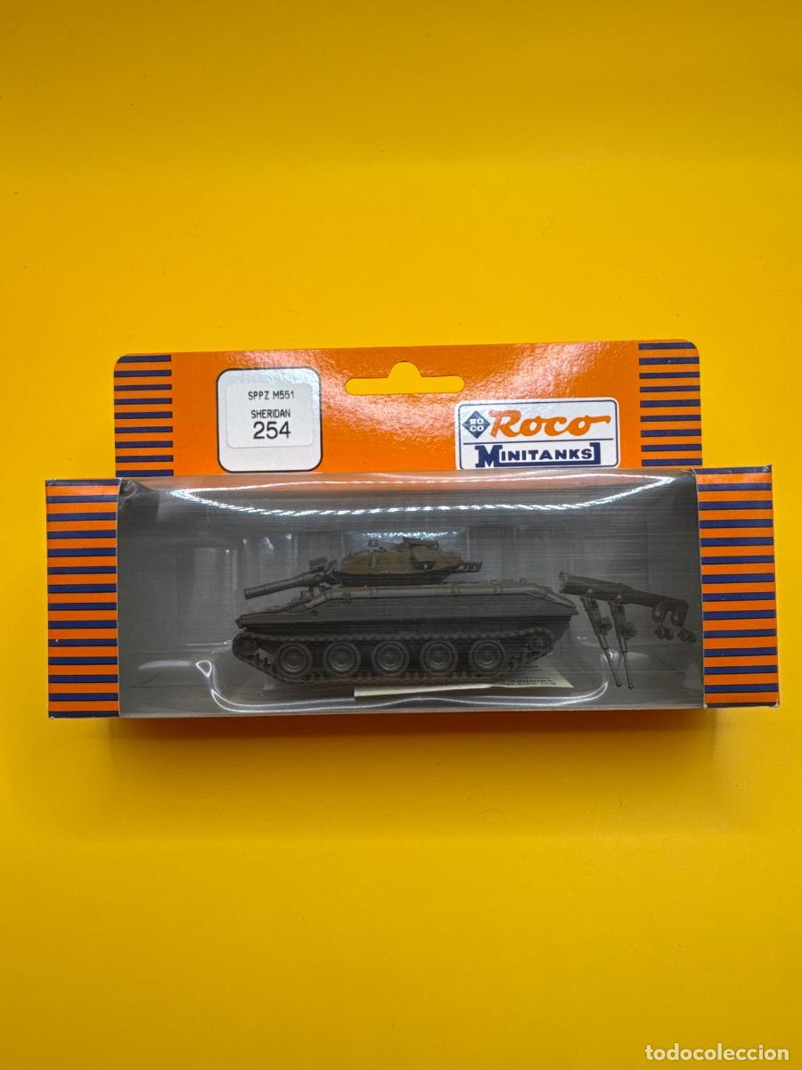 Modelos a escala: ROCO MINITANKS 254 &ndash; TANQUE M551 SHERIDAN US ARMY &ndash; ESCALA H0 1:87 &ndash; CAJA ORIGINAL