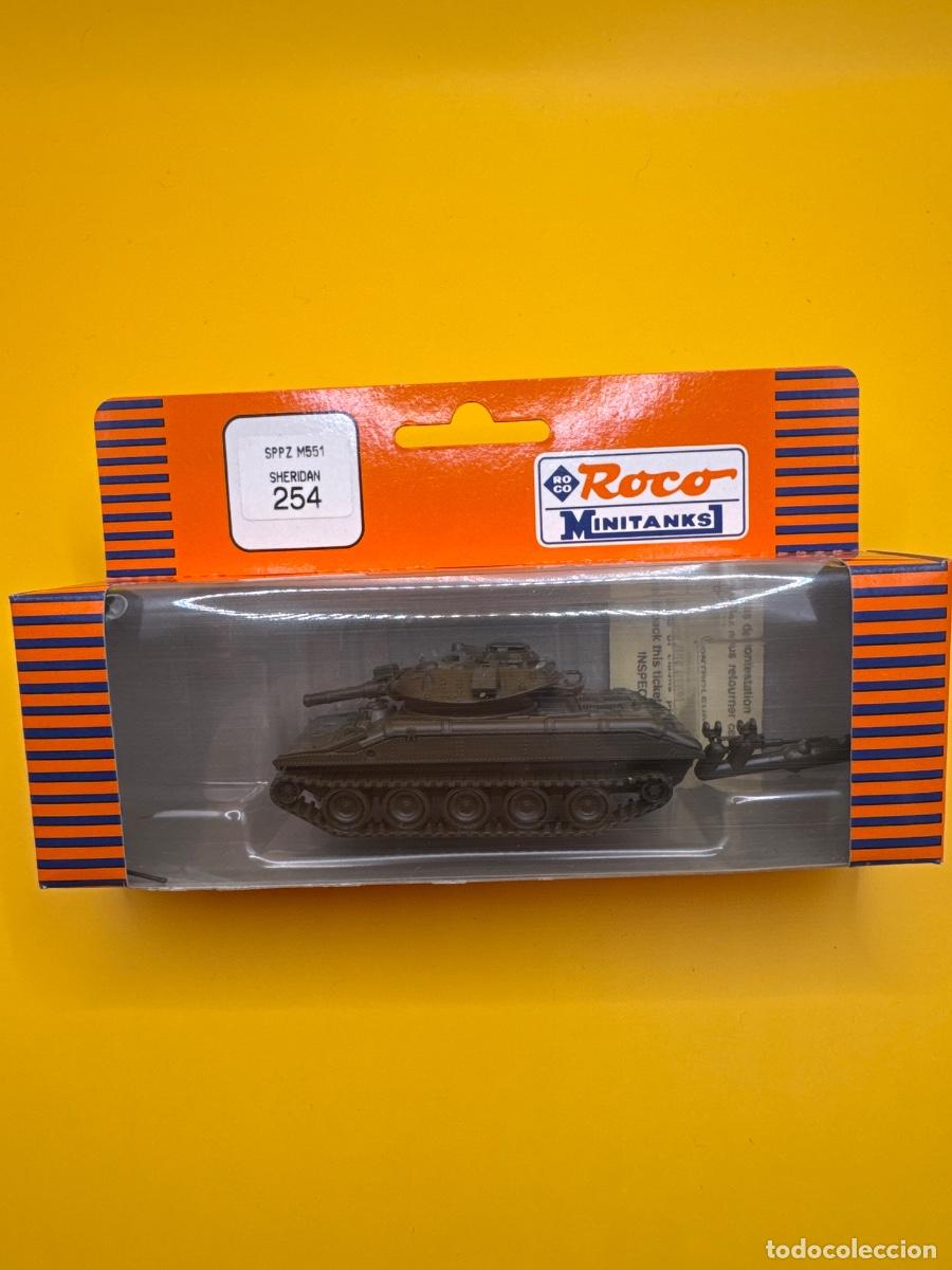 Modelos a escala: ROCO MINITANKS 254 &ndash; TANQUE M551 SHERIDAN US ARMY &ndash; ESCALA H0 1:87 &ndash; CAJA ORIGINAL