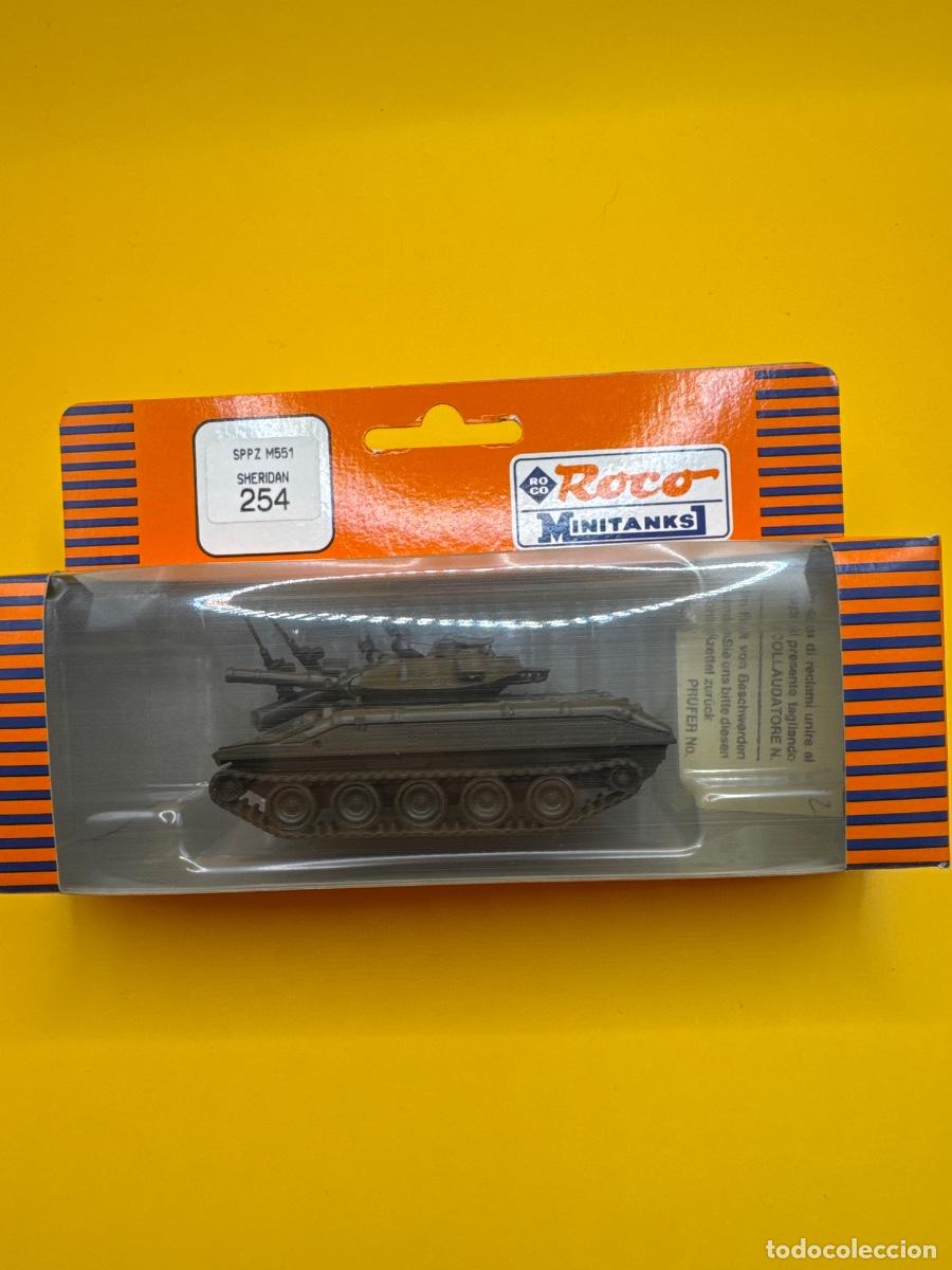 Modelos a escala: ROCO MINITANKS 254 &ndash; TANQUE M551 SHERIDAN US ARMY &ndash; ESCALA H0 1:87 &ndash; CAJA ORIGINAL