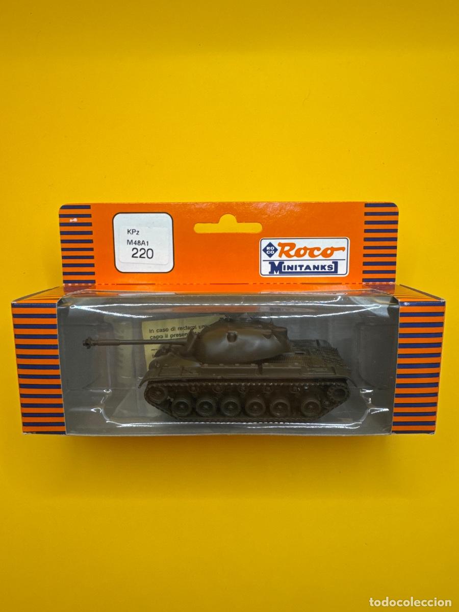 Modelli in scala: ROCO MINITANKS 220 &ndash; TANQUE M48A1 PATTON &ndash; ESCALA H0 1:87 &ndash; CAJA ORIGINAL &ndash; MILITAR