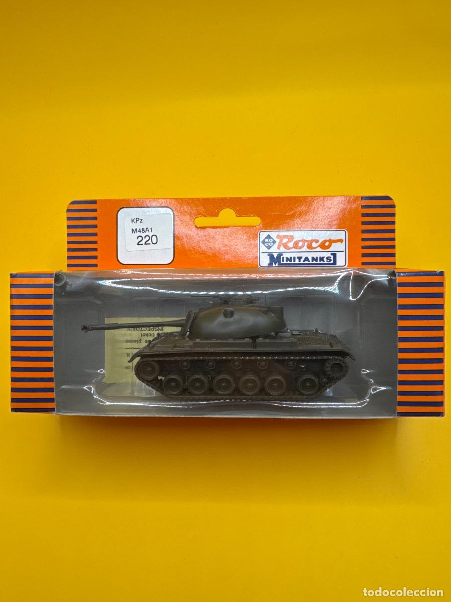 Modelli in scala: ROCO MINITANKS 220 &ndash; TANQUE M48A1 PATTON &ndash; ESCALA H0 1:87 &ndash; CAJA ORIGINAL &ndash; MILITAR
