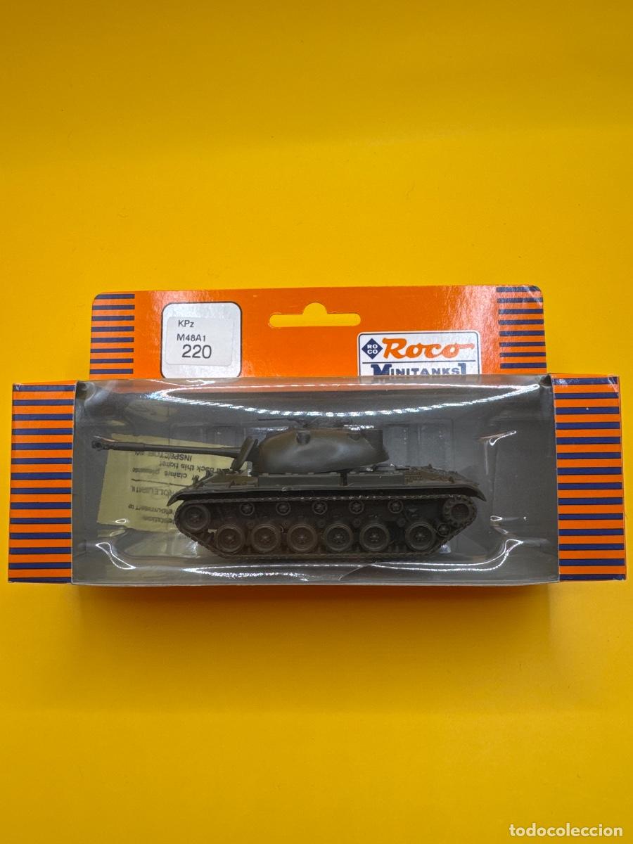 Modelli in scala: ROCO MINITANKS 220 &ndash; TANQUE M48A1 PATTON &ndash; ESCALA H0 1:87 &ndash; CAJA ORIGINAL &ndash; MILITAR