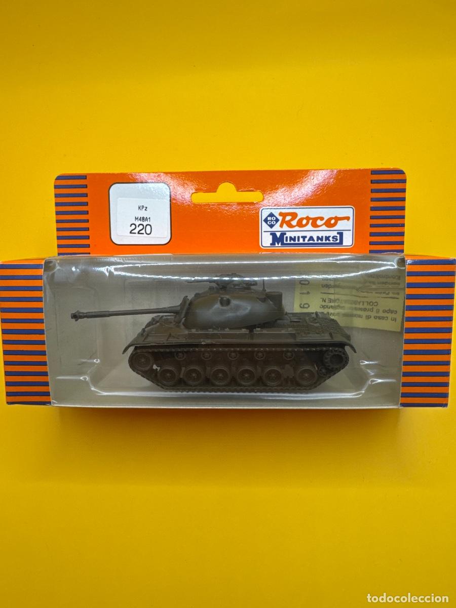 Modelli in scala: ROCO MINITANKS 220 &ndash; TANQUE M48A1 PATTON &ndash; ESCALA H0 1:87 &ndash; CAJA ORIGINAL &ndash; MILITAR