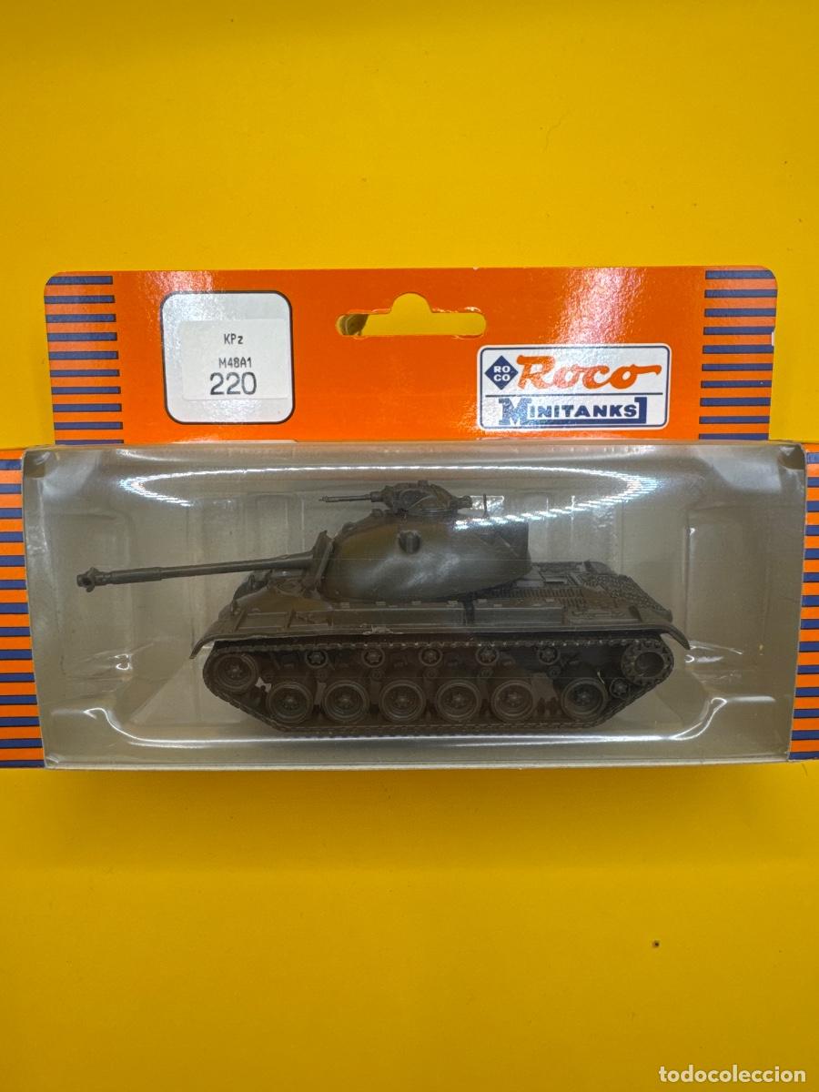 Modelos a escala: ROCO MINITANKS 220 &ndash; TANQUE M48A1 PATTON &ndash; ESCALA H0 1:87 &ndash; CAJA ORIGINAL &ndash; MILITAR