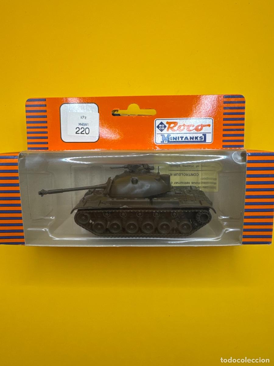 Modelos a escala: ROCO MINITANKS 220 &ndash; TANQUE M48A1 PATTON &ndash; ESCALA H0 1:87 &ndash; CAJA ORIGINAL &ndash; MILITAR