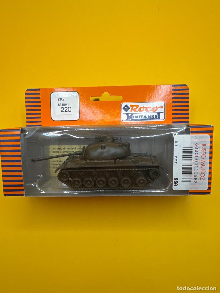 Modelos a escala: ROCO MINITANKS 220 &ndash; TANQUE M48A1 PATTON &ndash; ESCALA H0 1:87 &ndash; CAJA ORIGINAL &ndash; MILITAR