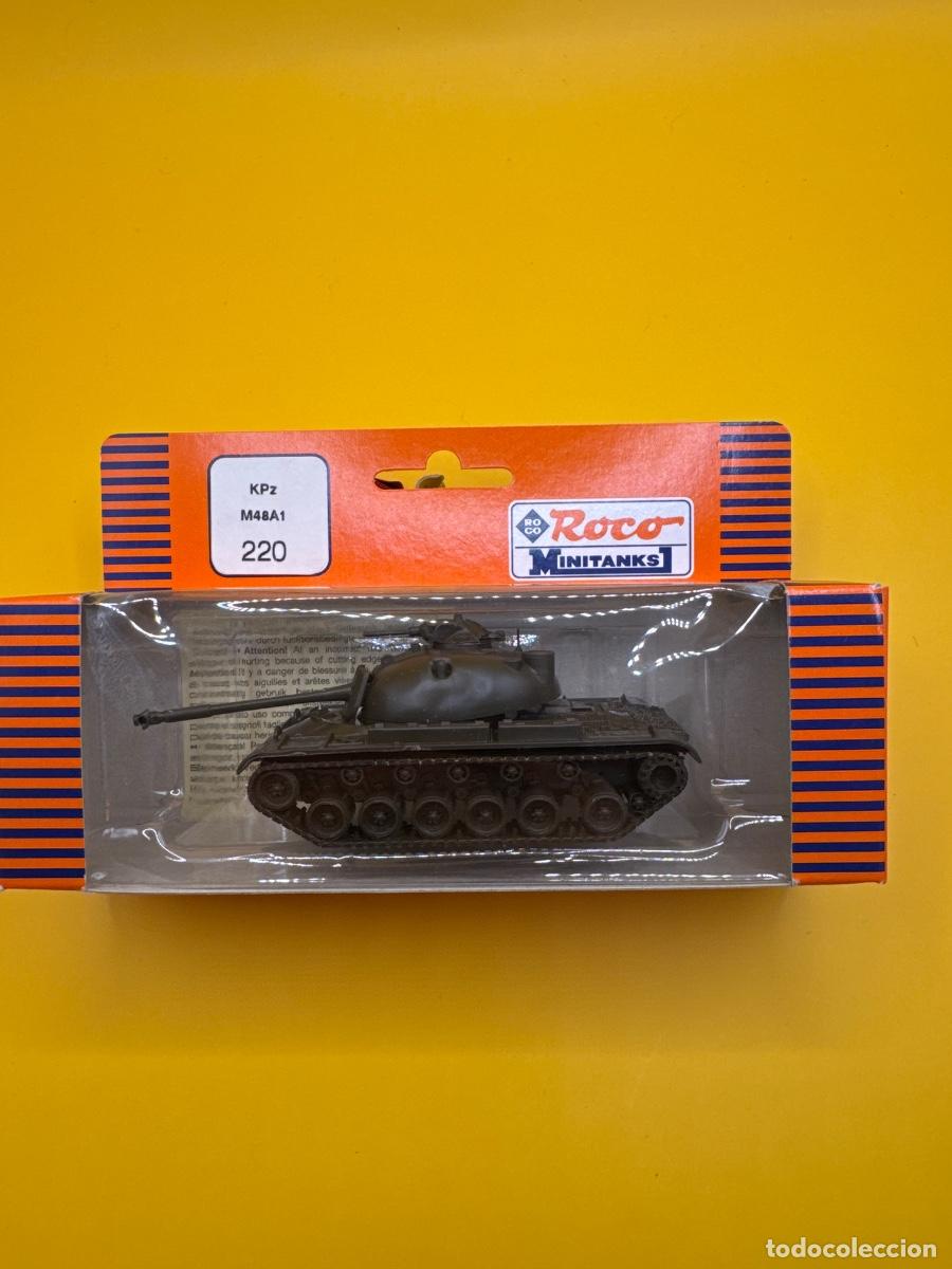 Modelos a escala: ROCO MINITANKS 220 &ndash; TANQUE M48A1 PATTON &ndash; ESCALA H0 1:87 &ndash; CAJA ORIGINAL &ndash; MILITAR
