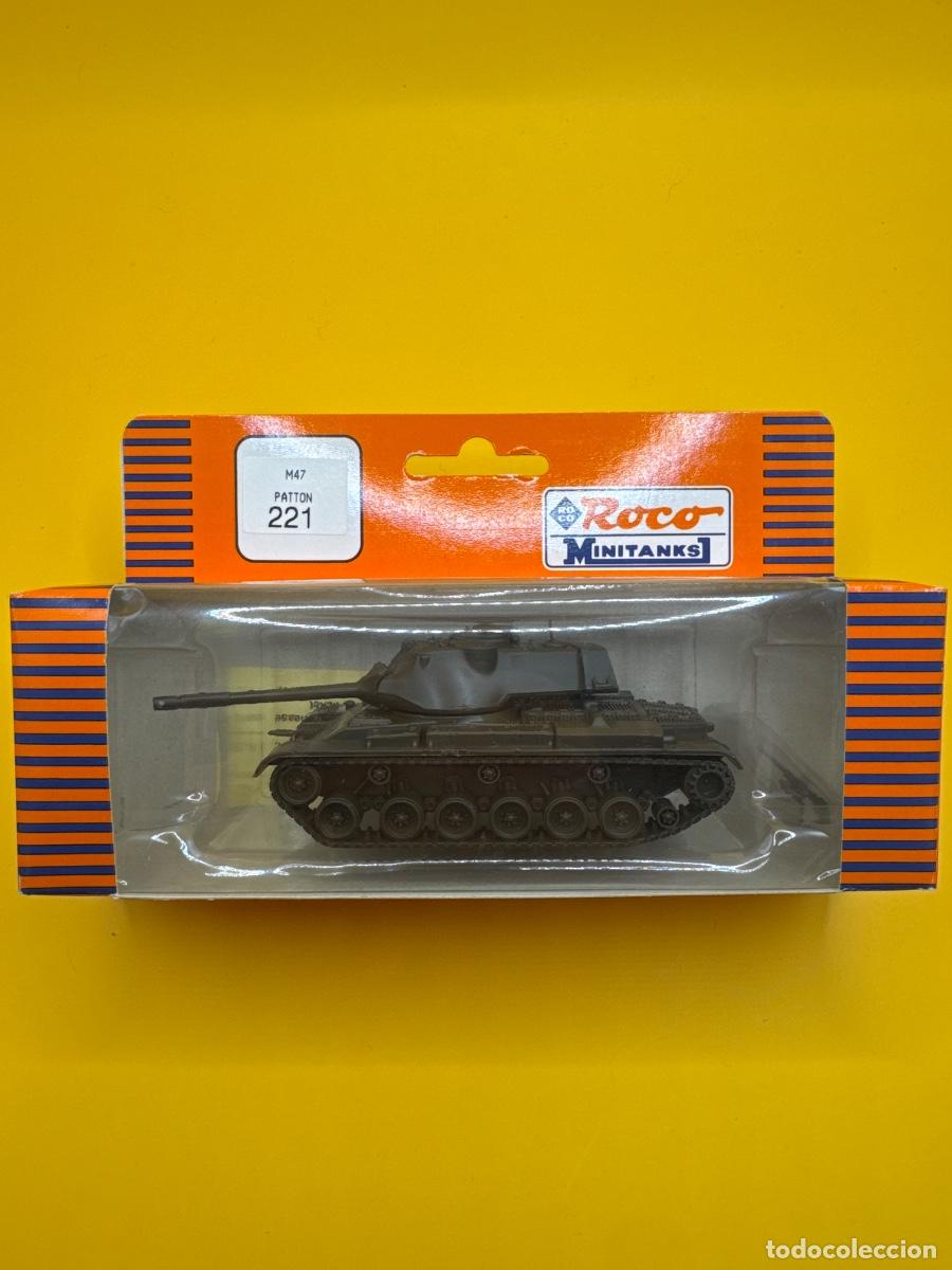 Modelos a escala: ROCO MINITANKS 221 &ndash; TANQUE M47 PATTON &ndash; ESCALA H0 1:87 &ndash; CAJA ORIGINAL &ndash; CARRO DE COMBATE