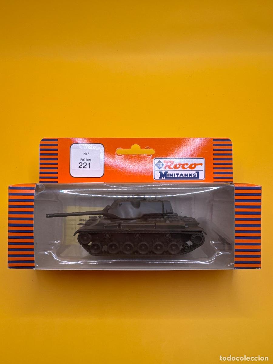 Modelos a escala: ROCO MINITANKS 221 &ndash; TANQUE M47 PATTON &ndash; ESCALA H0 1:87 &ndash; CAJA ORIGINAL &ndash; CARRO DE COMBATE