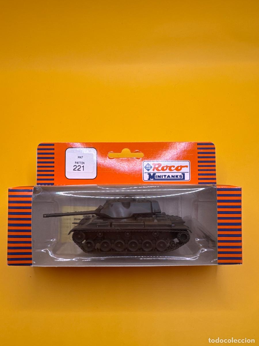 Modelos a escala: ROCO MINITANKS 221 &ndash; TANQUE M47 PATTON &ndash; ESCALA H0 1:87 &ndash; CAJA ORIGINAL &ndash; CARRO DE COMBATE