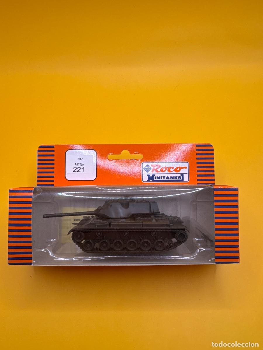 Modelos a escala: ROCO MINITANKS 221 &ndash; TANQUE M47 PATTON &ndash; ESCALA H0 1:87 &ndash; CAJA ORIGINAL &ndash; CARRO DE COMBATE