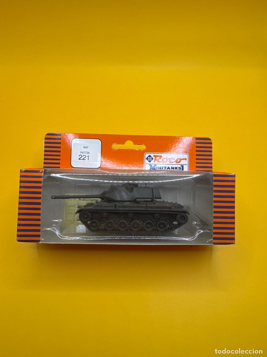 Modelos a escala: ROCO MINITANKS 221 &ndash; TANQUE M47 PATTON &ndash; ESCALA H0 1:87 &ndash; CAJA ORIGINAL &ndash; CARRO DE COMBATE