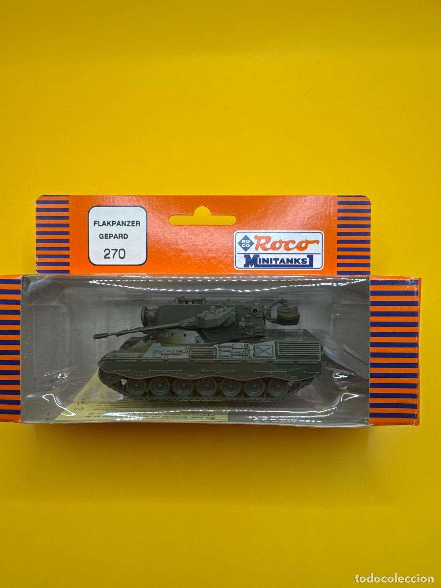 Modelos a escala: ROCO MINITANKS 270 &ndash; FLAKPANZER GEPARD &ndash; CARRO ANTIA&Eacute;REO ALEM&Aacute;N &ndash; NUEVO EN BL&Iacute;STER ORIGINAL