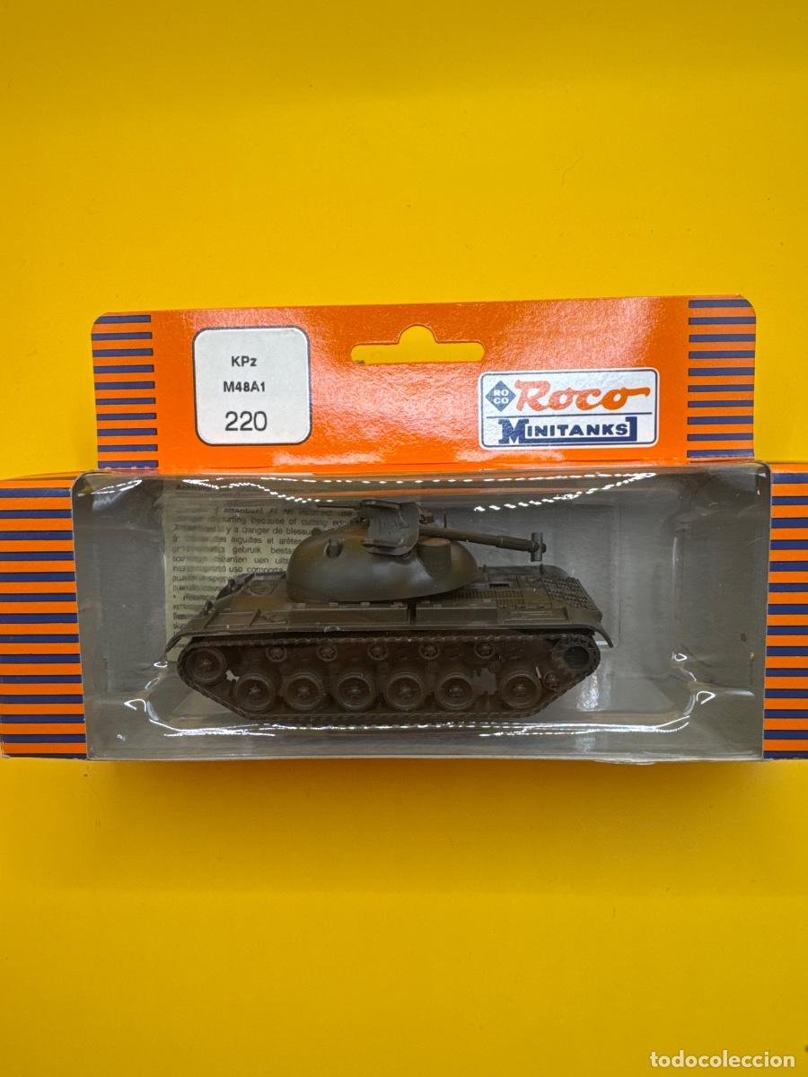 Modelos a escala: Pack original ROCO MINITANKS 220 &ndash; TANQUE M48A1 PATTON &ndash; CARRO DE COMBATE MILITAR &ndash; CAJA ORIGINAL