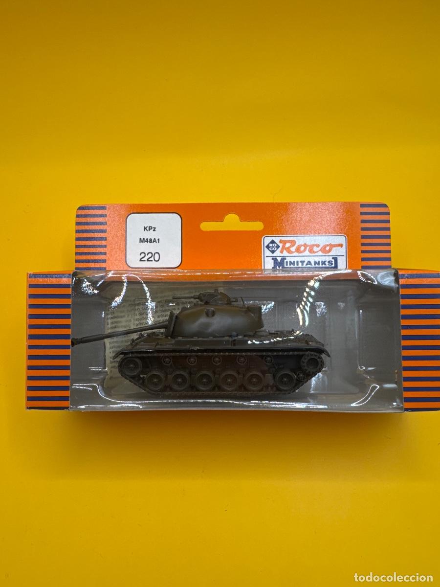 Modelos a escala: Pack original ROCO MINITANKS 220 &ndash; TANQUE M48A1 PATTON &ndash; CARRO DE COMBATE MILITAR &ndash; CAJA ORIGINAL