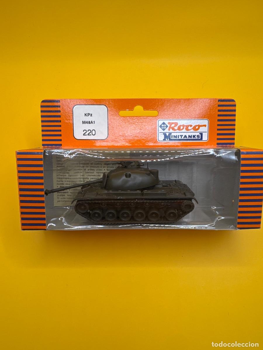 Modelos a escala: Pack original ROCO MINITANKS 220 &ndash; TANQUE M48A1 PATTON &ndash; CARRO DE COMBATE MILITAR &ndash; CAJA ORIGINAL