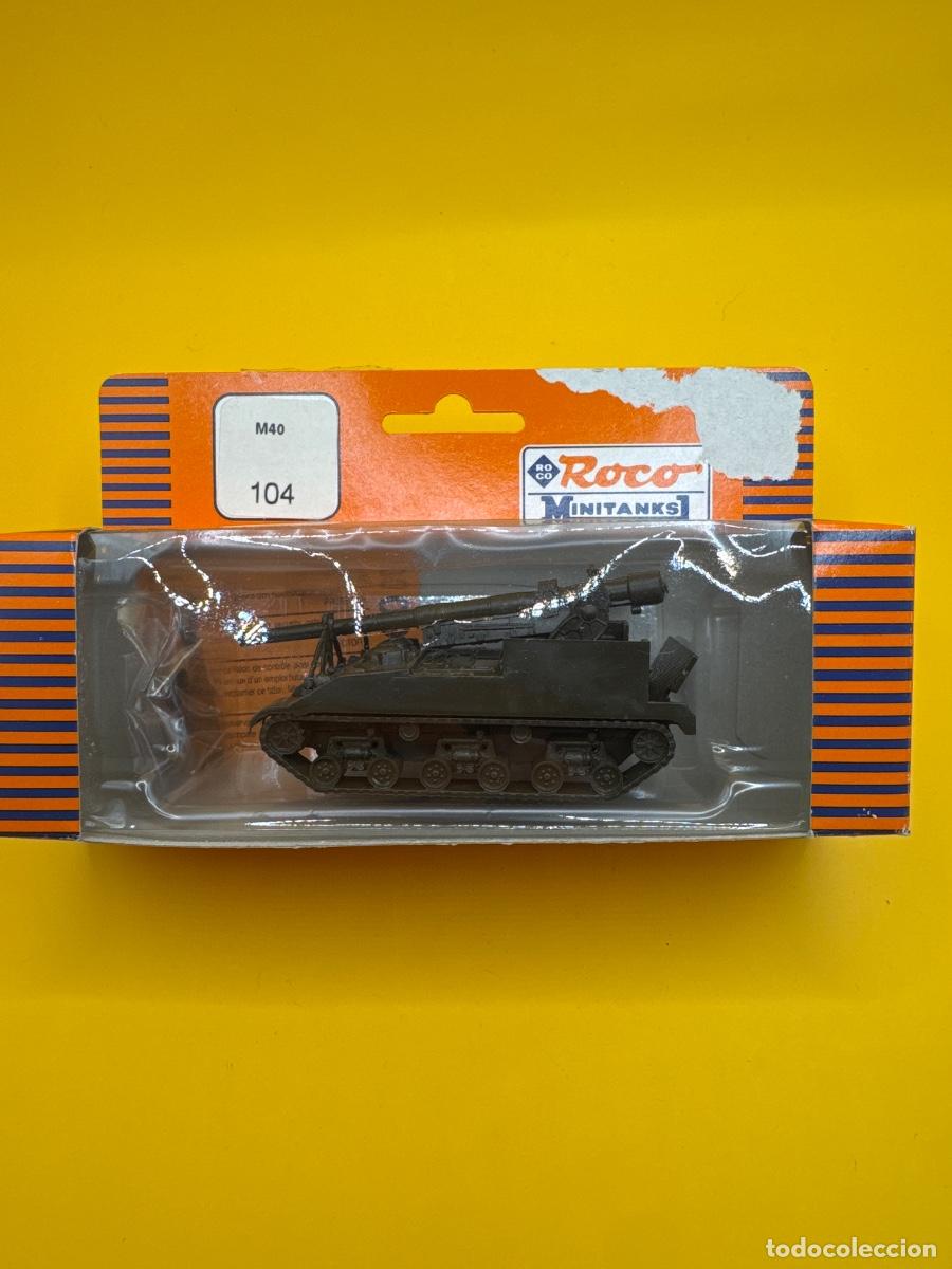 Scale Models: ROCO MINITANKS 104 &ndash; M40 CA&Ntilde;&Oacute;N AUTOPROPULSADO 155 MM USA WWII &ndash; ESCALA 1:87 &ndash; CAJA ORIGINAL