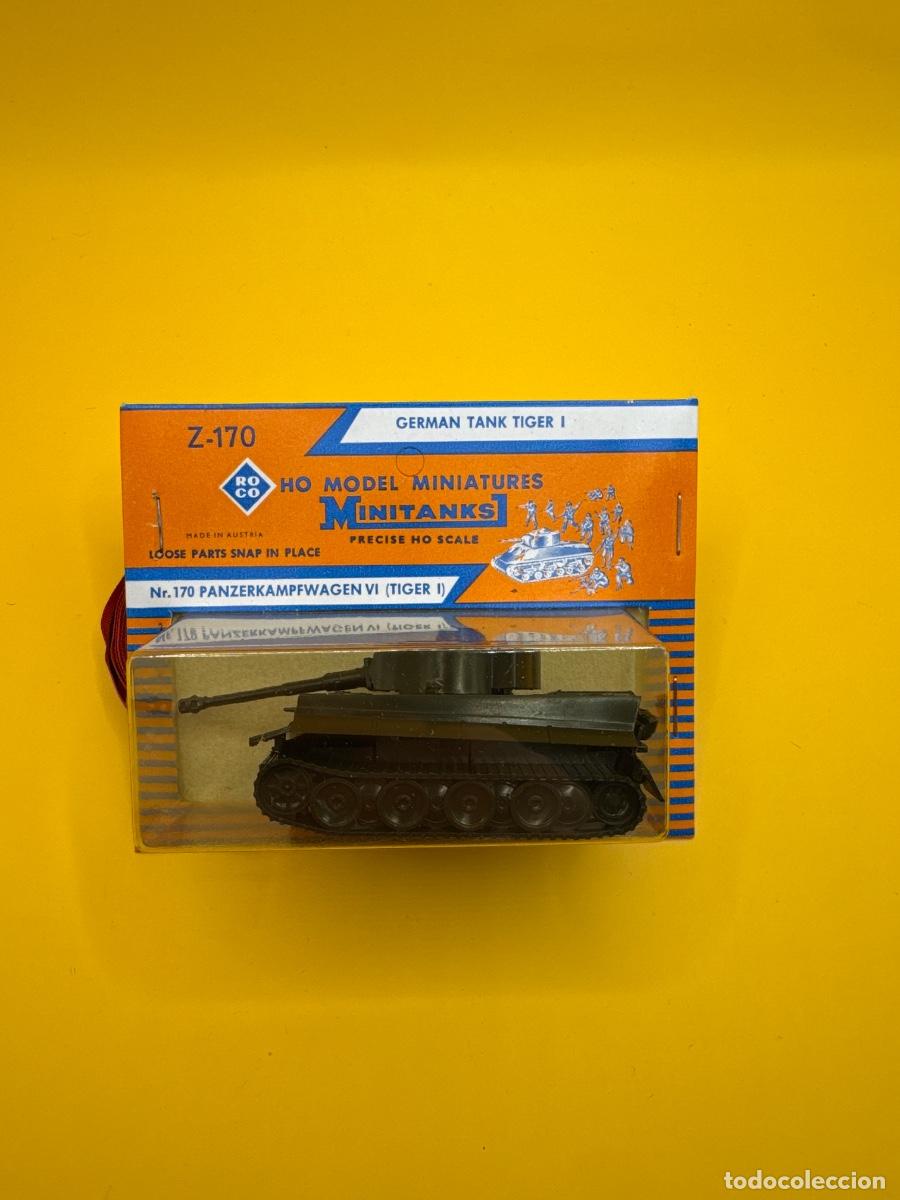Modelos em escala: ANTIGUO ROCO MINITANKS Z-170 &ndash; TIGER I PANZER VI ALEM&Aacute;N WWII &ndash; MADE IN AUSTRIA &ndash; BL&Iacute;STER ORIGINAL VI
