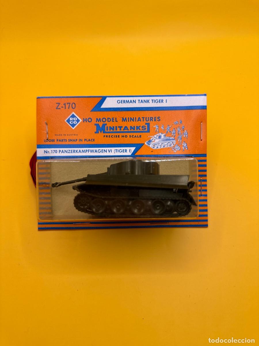 Modelos em escala: ANTIGUO ROCO MINITANKS Z-170 &ndash; TIGER I PANZER VI ALEM&Aacute;N WWII &ndash; MADE IN AUSTRIA &ndash; BL&Iacute;STER ORIGINAL VI