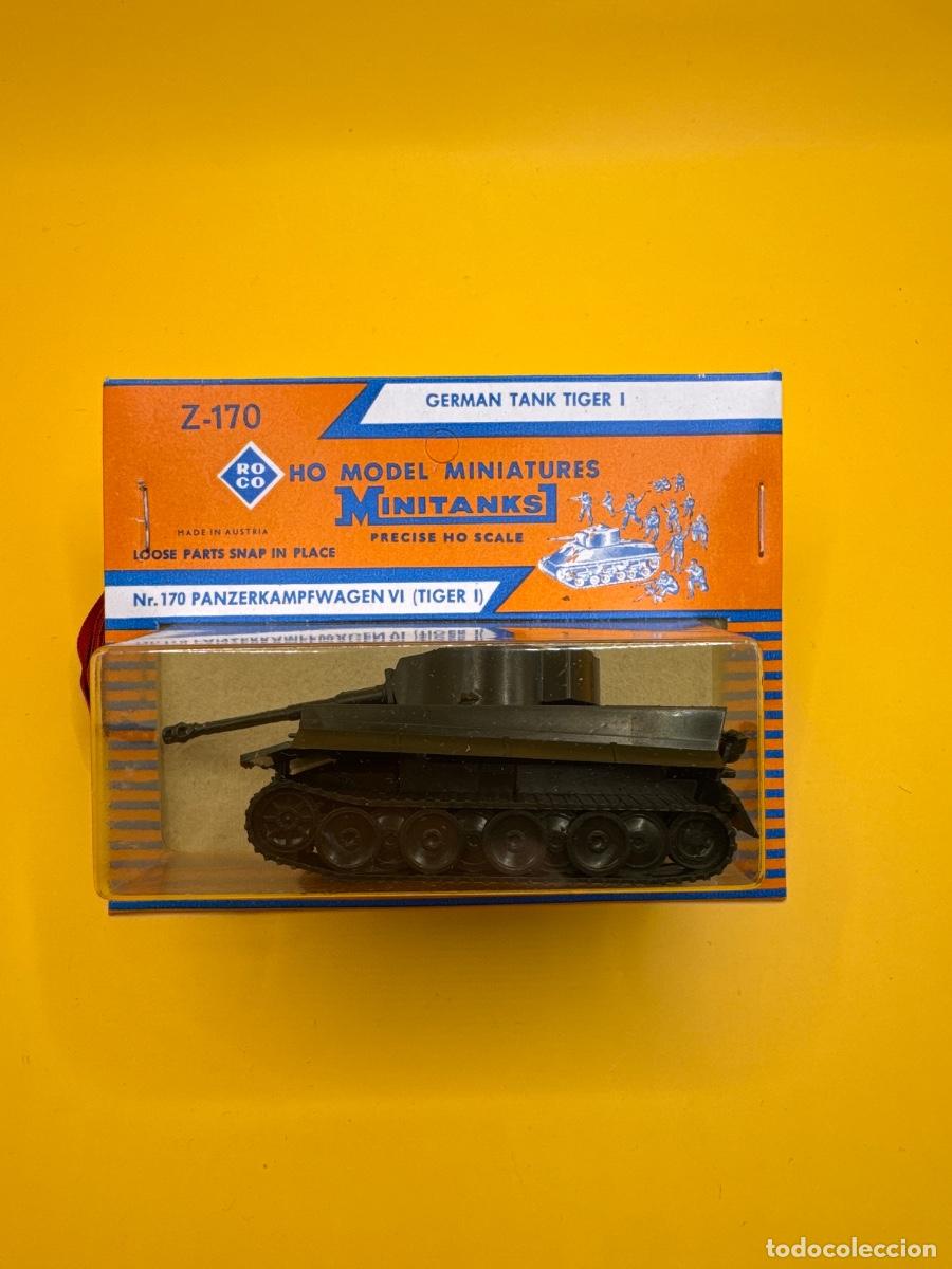Modelos em escala: ANTIGUO ROCO MINITANKS Z-170 &ndash; TIGER I PANZER VI ALEM&Aacute;N WWII &ndash; MADE IN AUSTRIA &ndash; BL&Iacute;STER ORIGINAL VI