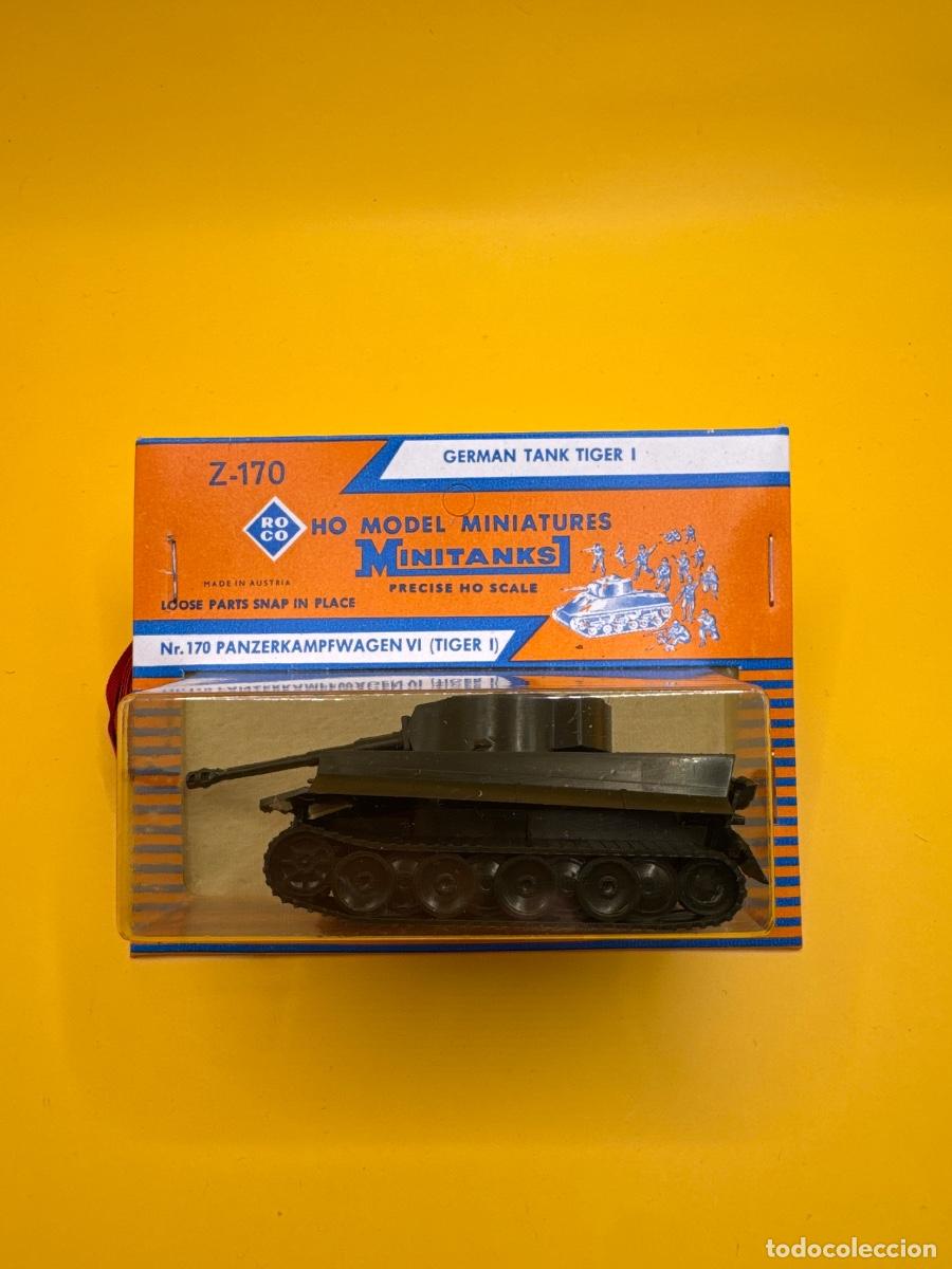 Modelos em escala: ANTIGUO ROCO MINITANKS Z-170 &ndash; TIGER I PANZER VI ALEM&Aacute;N WWII &ndash; MADE IN AUSTRIA &ndash; BL&Iacute;STER ORIGINAL VI