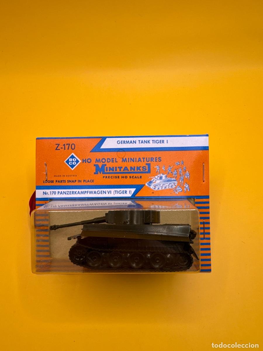 Modelos em escala: ANTIGUO ROCO MINITANKS Z-170 &ndash; TIGER I PANZER VI ALEM&Aacute;N WWII &ndash; MADE IN AUSTRIA &ndash; BL&Iacute;STER ORIGINAL VI
