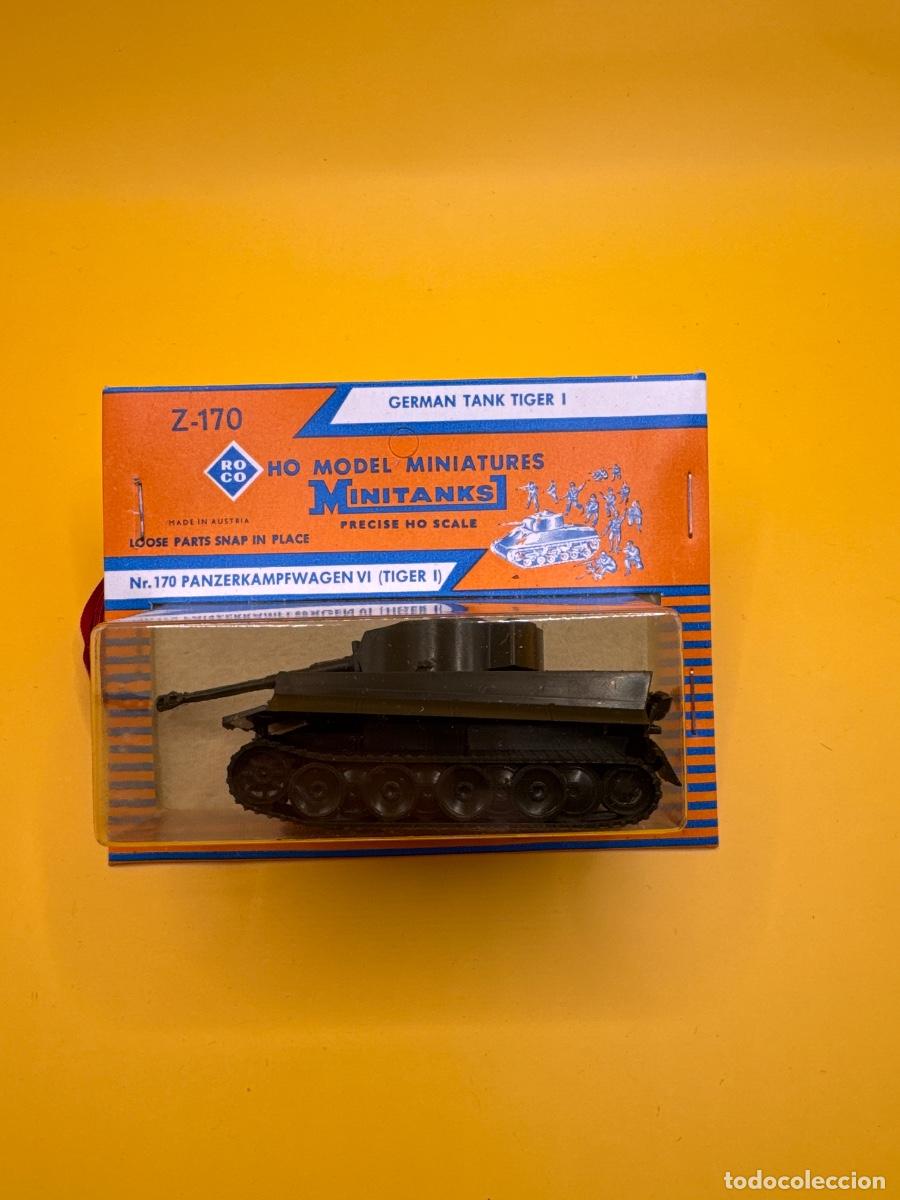 Modelos em escala: ANTIGUO ROCO MINITANKS Z-170 &ndash; TIGER I PANZER VI ALEM&Aacute;N WWII &ndash; MADE IN AUSTRIA &ndash; BL&Iacute;STER ORIGINAL VI