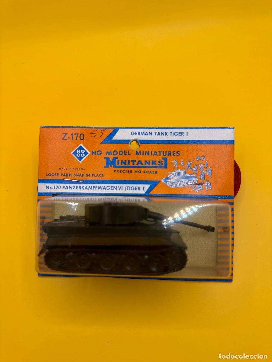 Modelos em escala: ANTIGUO ROCO MINITANKS Z-170 &ndash; TIGER I PANZER VI ALEM&Aacute;N WWII &ndash; MADE IN AUSTRIA &ndash; BL&Iacute;STER ORIGINAL VI