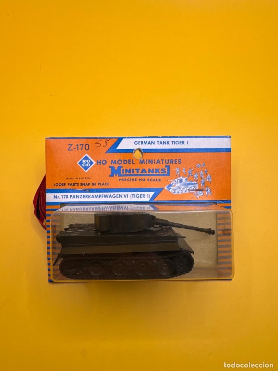 Modelos em escala: ANTIGUO ROCO MINITANKS Z-170 &ndash; TIGER I PANZER VI ALEM&Aacute;N WWII &ndash; MADE IN AUSTRIA &ndash; BL&Iacute;STER ORIGINAL VI
