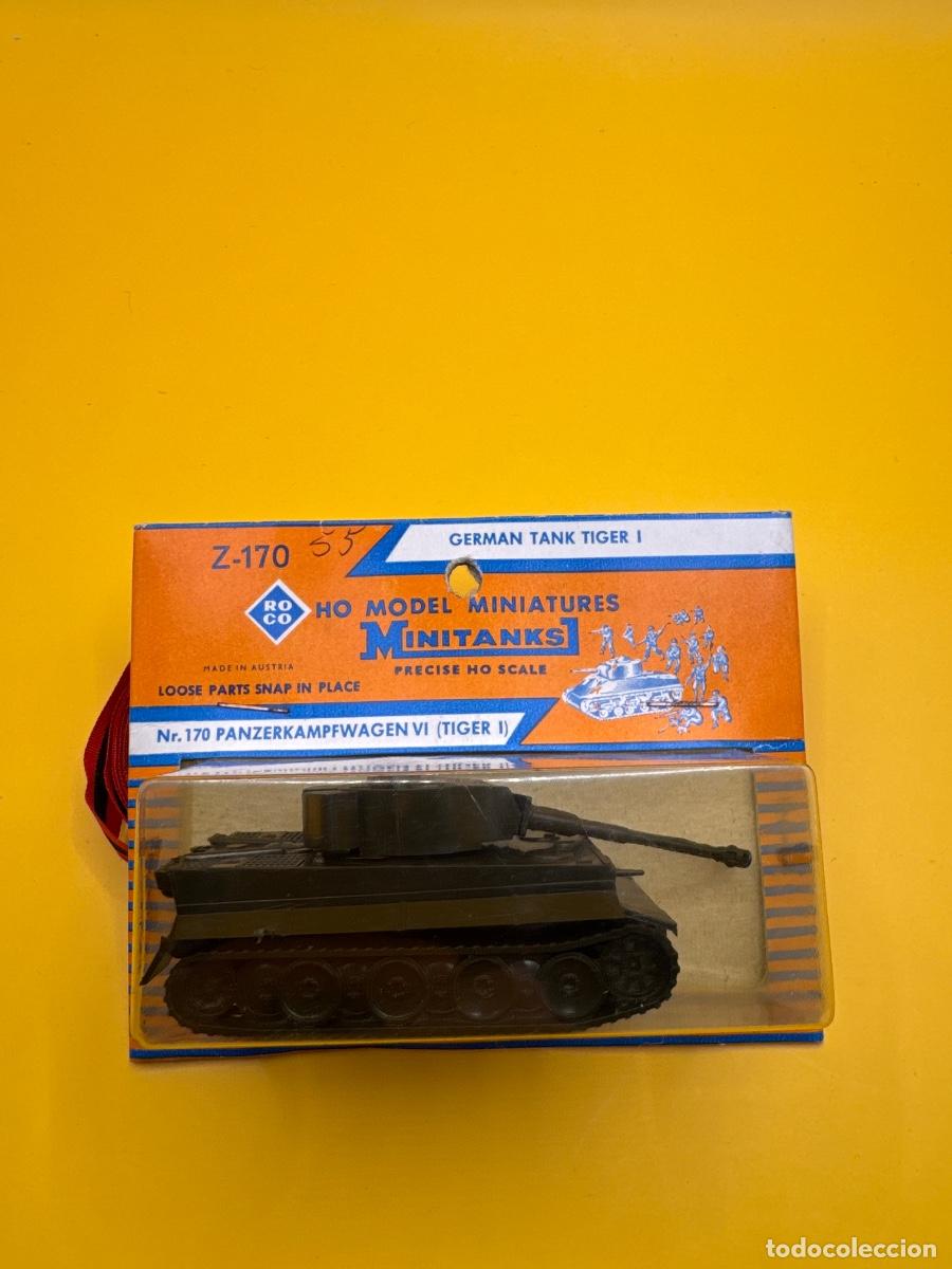 Modelos a escala: ANTIGUO ROCO MINITANKS Z-170 &ndash; TIGER I PANZER VI ALEM&Aacute;N WWII &ndash; MADE IN AUSTRIA &ndash; BL&Iacute;STER ORIGINAL VI