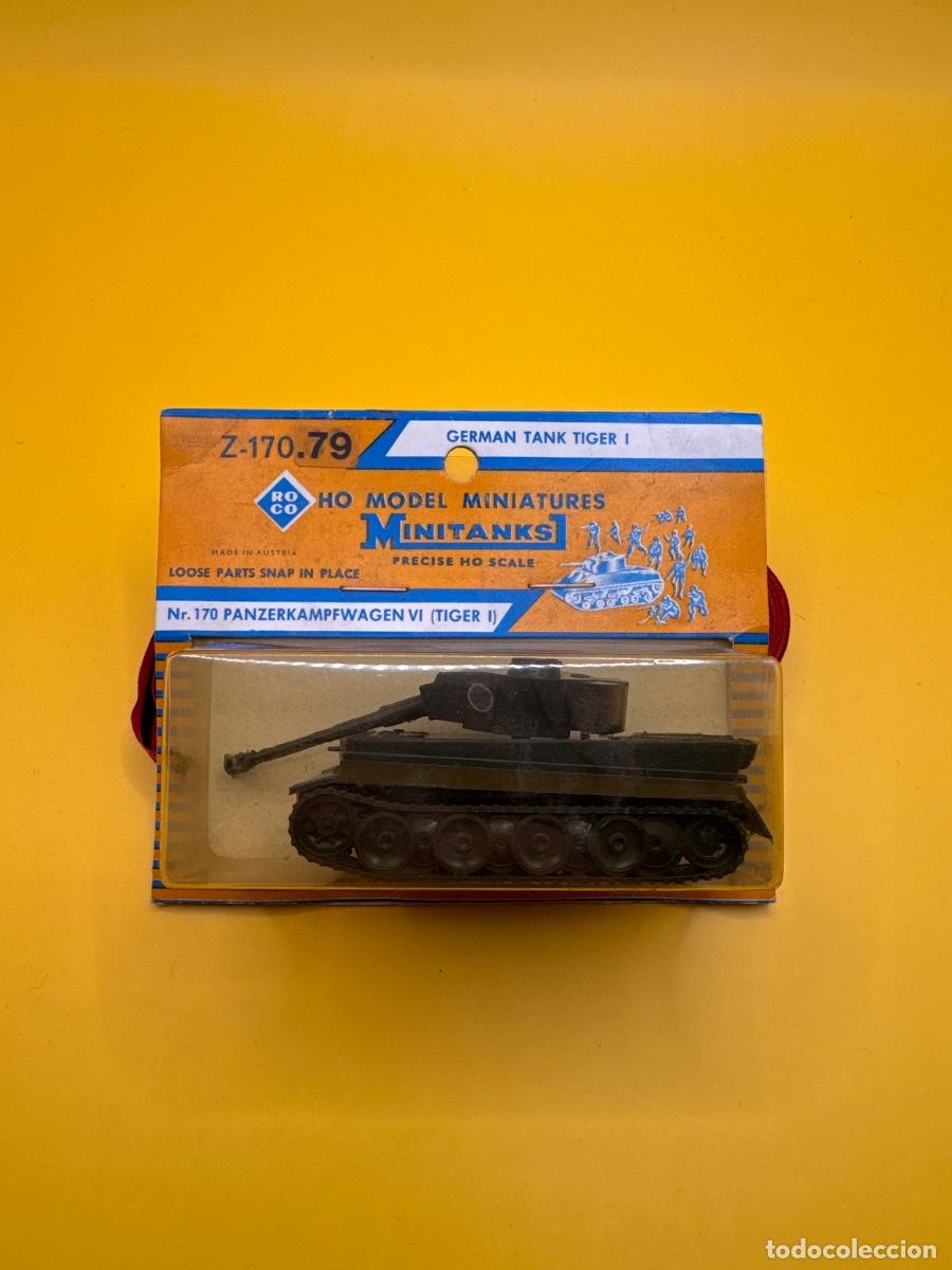Modelos a escala: ANTIGUO ROCO MINITANKS Z-170 &ndash; TIGER I PANZER VI ALEM&Aacute;N WWII &ndash; MADE IN AUSTRIA &ndash; BL&Iacute;STER ORIGINAL VI