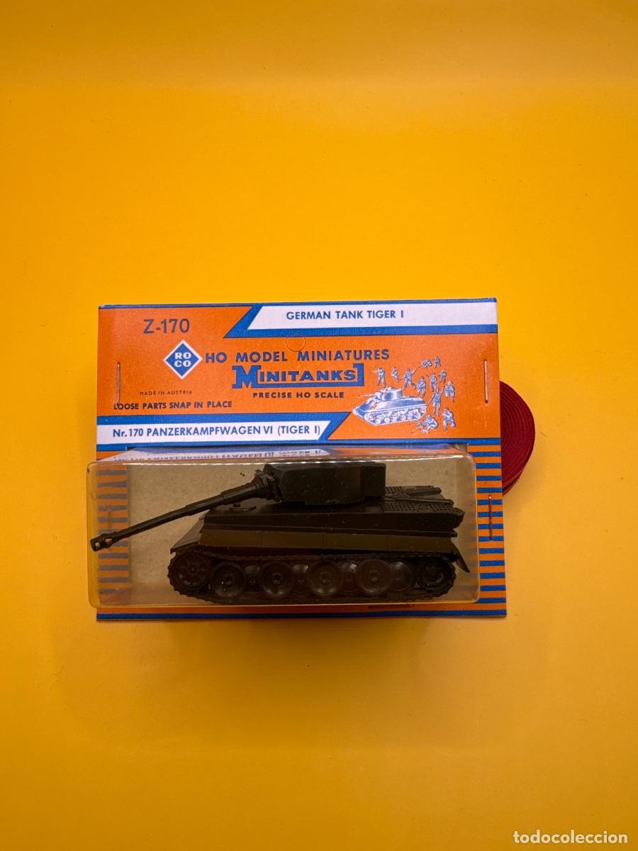 Modelos a escala: ANTIGUO ROCO MINITANKS Z-170 &ndash; TIGER I PANZER VI ALEM&Aacute;N WWII &ndash; MADE IN AUSTRIA &ndash; BL&Iacute;STER ORIGINAL VI
