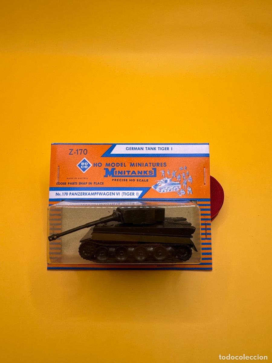 Modelos a escala: ANTIGUO ROCO MINITANKS Z-170 &ndash; TIGER I PANZER VI ALEM&Aacute;N WWII &ndash; MADE IN AUSTRIA &ndash; BL&Iacute;STER ORIGINAL VI