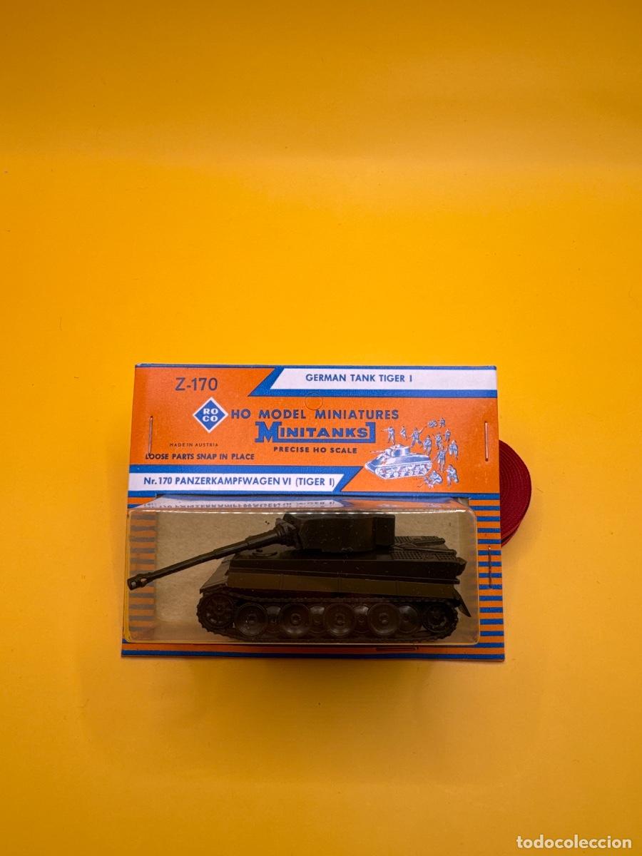 Modelos a escala: ANTIGUO ROCO MINITANKS Z-170 &ndash; TIGER I PANZER VI ALEM&Aacute;N WWII &ndash; MADE IN AUSTRIA &ndash; BL&Iacute;STER ORIGINAL VI