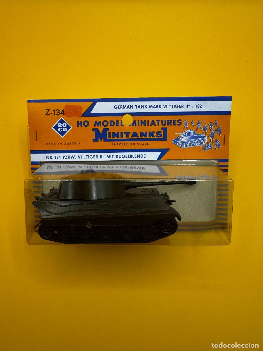Modelos a escala: ANTIGUO ROCO MINITANKS Z-134 &ndash; TIGER II K&Ouml;NIGSTIGER ALEM&Aacute;N WWII &ndash; MADE IN AUSTRIA &ndash; CAJA ORIGINAL 1: