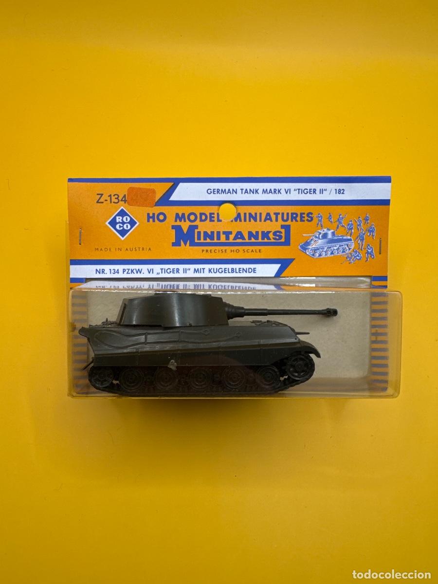 Modelos em escala: ANTIGUO ROCO MINITANKS Z-134 &ndash; TIGER II K&Ouml;NIGSTIGER ALEM&Aacute;N WWII &ndash; MADE IN AUSTRIA &ndash; CAJA ORIGINAL 1:
