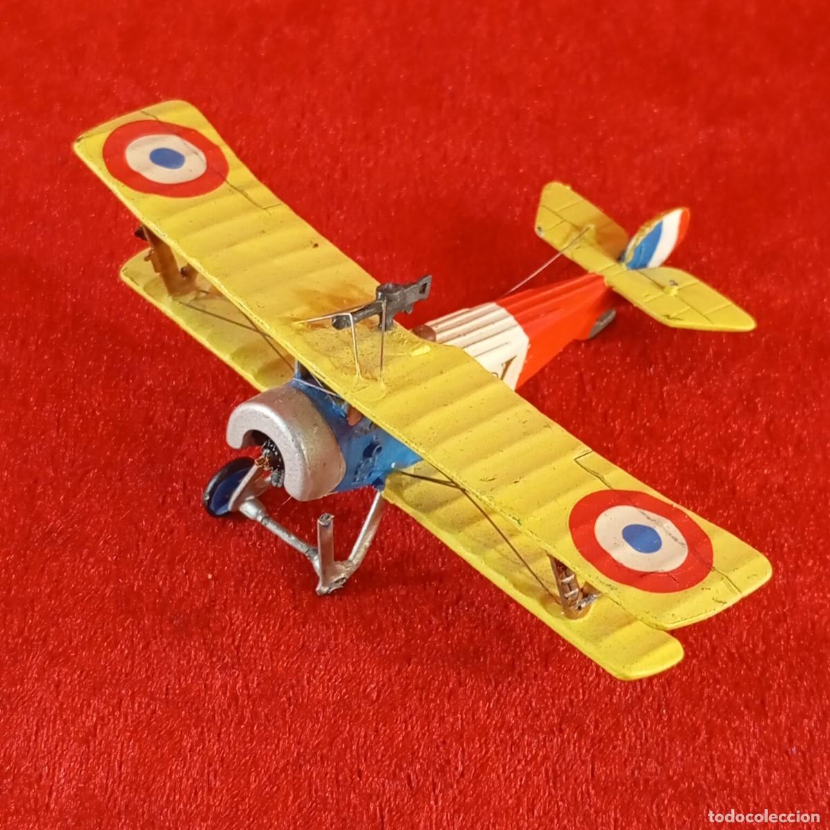 Modelos a escala: BIPLANO NIEAUPORT 11 - AVI&Oacute;N A ESCALA - MAQUETA - I GUERRA MUNDIAL - VINTAGE - 8,5 CM DE LARGO - 06