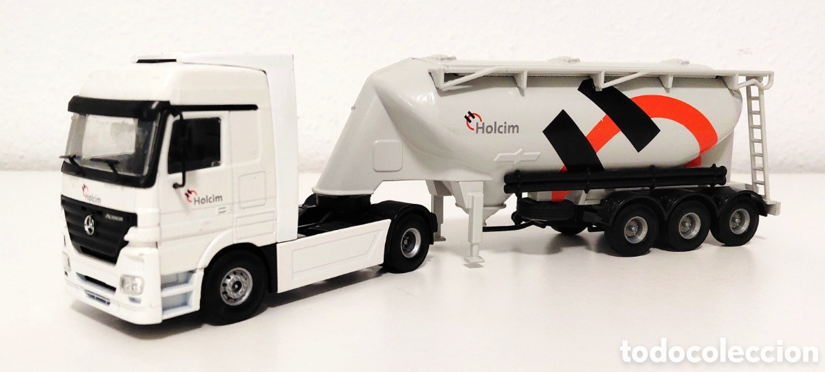 Modelos a escala: Joal CSE : Cami&oacute;n MB Actros con cuba de cemento Holcim