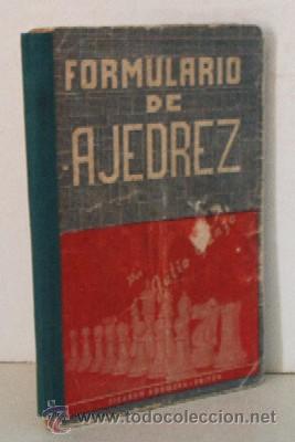 Coleccionismo deportivo: FORMULARIO DE AJEDREZ - Foto 1