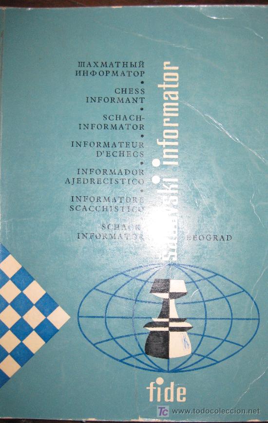 Coleccionismo deportivo: AJEDREZ INFORMATOR FIDE XIX BEOGRAD 1975 - Foto 1