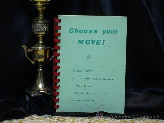 Coleccionismo deportivo: Ajedrez. Chess. Choose your MOVE! - Michael Basman DESCATALOGADO!!! - Foto 1