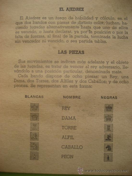 Coleccionismo deportivo: Cartilla del Ajedrez. E. Grabo. Ed. Grabo. 1946. - Foto 4