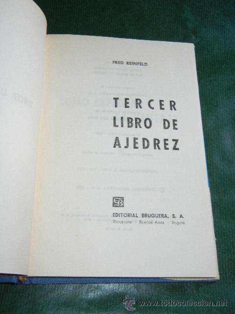 Coleccionismo deportivo: TERCER LIBRO DE AJEDREZ, DE FRED REINFELD - Foto 2