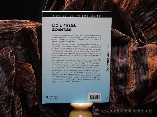 Coleccionismo deportivo: Ajedrez. Chess. Columnas abiertas - Wolfgang Uhlmann/Gerhard Schmidt - Foto 3