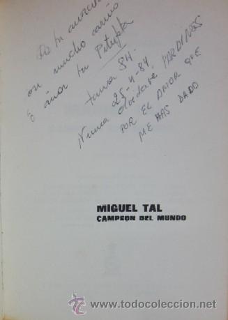 Coleccionismo deportivo: MIGUEL TAL CAMPEON DEL MUNDO - Foto 5