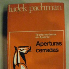 Coleccionismo deportivo: APERTURAS CERRADAS. LUDEK PACHMAN.COLECCION ESCAQUES.EDICIONES MARTINEZ ROCA.